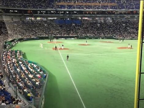 東京ドーム内野1階席_オレンジシート(1通路 41列 A01ブロック)座席からの見え方