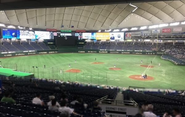 東京ドーム内野1階席_(28通路 40列 A29 A30 B29 B30ブロック)座席からの見え方