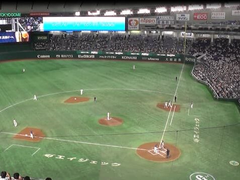 東京ドーム内野2階席_指定席FC中央_指定席C(9通路 11列 D29 D30 D31 D32 E29 E30 E31 E32ブロック)座席からの見え方
