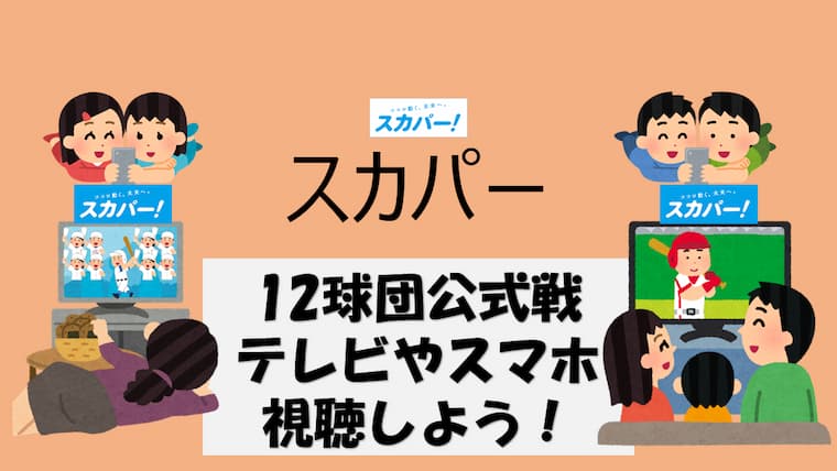 スカパーでプロ野球全12球団の公式戦を視聴しよう・メリット・デメリット徹底解説！【30歳以下は今なら更にお得！】