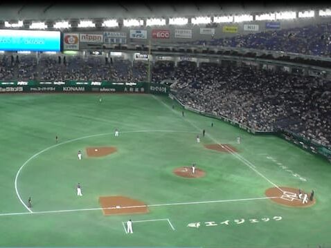 東京ドーム内野2階席_指定席FC中央_指定席C(11通路 11列 D35 D36 D37 D38 E35 E36 E37 E38ブロック)座席からの見え方