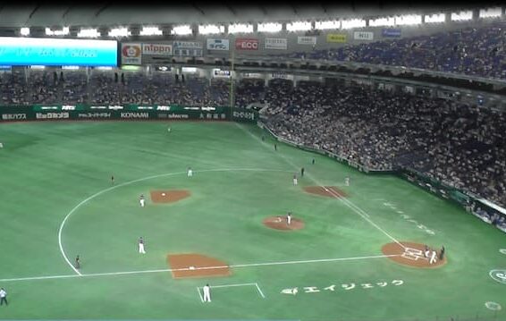 東京ドーム内野2階席_指定席FC中央_指定席C(11通路 11列 D35 D36 D37 D38 E35 E36 E37 E38ブロック)座席からの見え方