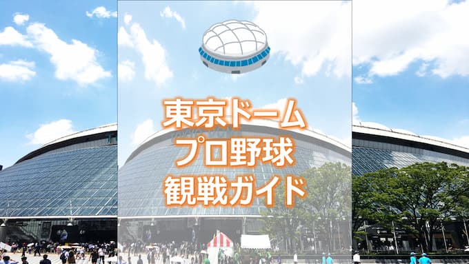 【初めてでも満足できる】東京ドーム巨人戦・プロ野球観戦ガイド