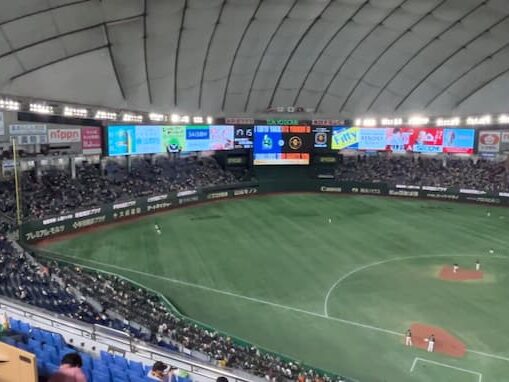 東京ドーム内野2階席_10通路_11列_座席からの見え方