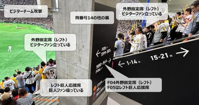 外野指定席レフト4