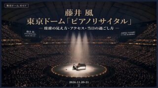 藤井風ピアノリサイタル 東京ドーム